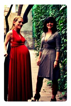 "This maternity friendly maxi dress is both elegant and super comfortable for all mothers-to-be or new mothers! We are sure this will be your favorite dress both during and after the pregnancy! With an elastic waist and made in a soft and lustrous, semi-matte satin jersey, this dress adjusts perfectly after the body and is flattering for all figures, highlighting your baby belly with its empire waist and half circle skirt. The Gala Essential Long dress can be worn in countless different ways, ma Red Summer Maternity Dress, Floor-length Summer Maternity Dress For Party, Summer Floor-length Maternity Dress For Party, Summer Party Floor-length Maternity Dress, Elegant Floor-length Maternity Dress For Summer, Floor-length Maternity Maxi Dress, Maternity Maxi Dress Floor-length, Elegant Maxi Maternity Dress For Prom, Red Maxi Maternity Dress