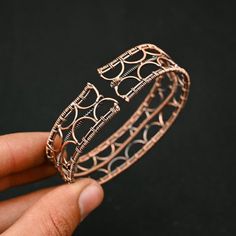 Copper Wire Wrap Cuff Bracelet Copper Wire Wrapped Adjustable Cuff Bangle Copper Wire Jewelry Handmade Designer Cuff Gift for Mother - Etsy Elegant Copper Cuff Bracelet, Handmade Rose Gold Metal Cuff Bracelet, Adjustable Round Copper Cuff Bracelet, Adjustable Copper Cuff Bracelet, Weaving Wire, Wire Jewerly, Wire Ideas, Copper Wire Jewelry, Wire Bracelets