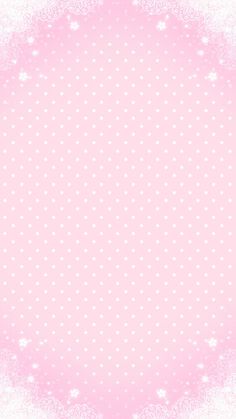 a pink background with white polka dots and snow flakes on it, as well as a border for the text in the center