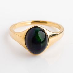 Onyx Signet Ring, Local Eclectic, Black Onyx Ring, Refined Style, Vermeil Jewelry, Necklace Box, Black Jewelry, Solid Gold Jewelry, Onyx Ring