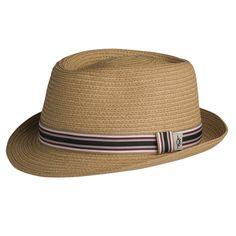 5th Avenue Straw Pork Pie Fedora Casual Short Brim Straw Hat For Warm Weather, Casual Straw Hat With Short Brim For Warm Weather, Casual Fitted Panama Hat For Spring, Casual Panama Hat With Short Brim For Warm Weather, Casual Fedora Panama Hat For Warm Weather, Casual Brimmed Fedora For Warm Weather, Casual Straw Hat With Short Brim For Day Out, Casual Fitted Fedora For Vacation, Toquilla Straw Fedora For Warm Weather