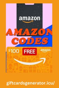 an amazon gift card with the words, $ 100 free