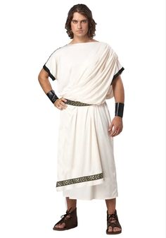 45804564021502|45804564054270 Mens Toga Costume, Greek Toga, Roman Toga, Gladiator Costumes, Toga Costume, Toga Party, Greek Costume, Carnival Dress, California Costumes