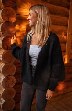 Black Alina Cardigan – Easy Clothes North America