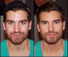 Men's makeup. Amazing Makeup Transformation, Camera Makeup, Haircut Types, Natural Man, Makeup Class