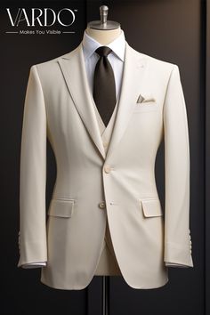 >>ORIGINAL ARTWORK AND CONTENT, PLEASE DO NOT COPY<< Men Suits, Suits For Man, Elegant Ivory Two Piece Suit for Men - Classic Wedding Attire, Timeless Style, Classic Wedding Attire for Men, Timeless Style for Men. Classic and Stylish Formal Wear for Men piece Wedding Suit, Double Breasted, Formal Fashion Slim Fit Suit. Description: Elevate your style with our sophisticated Ivory Two Piece Suit for Men, the epitome of timeless elegance. Crafted to perfection, this suit is ideal for special occasions, from weddings to formal gatherings. 👔 Expertly Tailored: Our two-piece suit is impeccably tailored, ensuring a perfect fit and dapper look. 🌟 Premium Quality: Made from high-quality materials, it exudes luxury and comfort, keeping you at ease throughout the event. ✨ Classic Design: The timele Classic Tailored Wedding Suits, Classic Three-piece Suit For Groom With Pressed Crease, Classic Beige Suit For Formal Occasions, Classic Beige Suits For Formal Occasions, Timeless Fitted Suit And Tie Accessories For Wedding, Timeless Wedding Suit And Tie Accessories, Timeless Fitted Wedding Suit And Tie Accessories, Classic Beige Formal Suit, Beige Classic Formal Suits