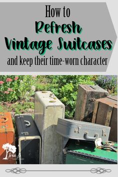 Trunk Repurposed, Suitcase Makeover, Suitcase Ideas, Luggage Ideas, Trunk Ideas, Home Decor Grey