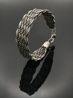 Adjustable Metal Braided Bracelet, Elegant Style, Nickel-free Silver Braided Bracelets, Luxury Sterling Silver Braided Bracelets For Men, Nickel-free Metal Braided Bracelets, Silver Bracelet Chain, Silver Braided Bracelet, Adjustable Sterling Silver Braided Bracelet, Nickel-free, Chain Braid, Bali Jewelry