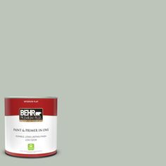 the behr paint and prime in one is blue with white trim, it has a purple