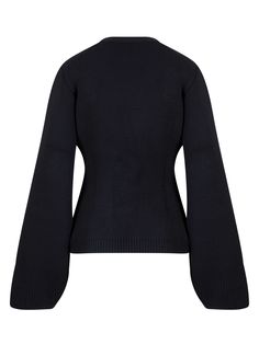 100% Cashmere Luxury Fitted V-neck Cardigan, Elegant Merino Wool V-neck Sweater For Fall, Fitted V-neck Sweater With Ribbed Cuffs For Fall, Designer Long Sleeve Fine Knit Sweater, Luxury Wool V-neck Outerwear, Fitted Fine Knit V-neck Outerwear, Fitted V-neck Sweater With Ribbed Cuffs For Winter, V-neck Winter Evening Outerwear, Fine Knit Fitted Outerwear For Work