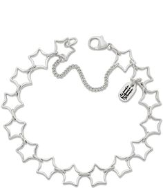 From James Avery, the Star Charm Bracelet features:Set your favorite charms amongst the stars. This sterling silver James Avery bracelet is a sweet reminder to never stop looking up or can be worn in celebration of the loved ones that hold the stars for you. Sterling silverLobster Clasp ClosureSmall approx. 7.125" longMedium approx. 7.625" longLarge approx. 8.125" longMade in the USA. James Avery Charm Bracelet, James Avery Bracelet, Star Charm Bracelet, Charm Bracelets For Girls, James Avery Charms, James Avery Jewelry, James Avery, Star Bracelet, Star Charms