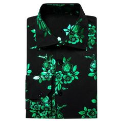 This is the perfect shirt for any man who wants to look stylish and sophisticated. The paisley print is elegant and timeless, and the shirt fits comfortably and looks great on anyone. Whether you're dressing up for a special event or just want to feel your best, this is the shirt for you. Handmade 100% Silk Paisley Dry Clean Only - 30-DAY MONEY-BACK GUARANTEE - Try it! If you don't love it, send it back. We offer free shipping on returns and exchanges. Take your time! You've got 30 days to decid Classic Patterned Formal Shirt, Classic Patterned Top For Formal Occasions, Elegant Spring Party Dress Shirt, Printed Long Sleeve Shirt For Party, Elegant Printed Green Shirt, Elegant Green Printed Shirt, Fitted Dress Shirt For Spring Party, Patterned Long Sleeve Formal Shirt, Printed Long Sleeve Shirt For Formal Occasions