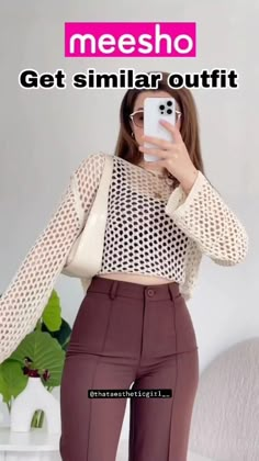 Link in bio & story highlights ✨️ Please drop comment " Link " in comment section. You will get all the Links in your DM. Please Check your DM after that. Whenever you are buying anything, Please buy from this links you will get better price. You can check bio for links. [Meesho aesthetic outfits under 300, aesthetic, Pinterest, finds, haul, unboxing, affordable price, wishlinked , best of meesho] #meeshofinds2024 #meeshocutefinds #meesho #outfit #top #jeans #brown #finds #reviews #unbox... Dress Outfits Jeans Top, Jeans Top Outfits, Pinterest Style Outfits, Meesho Jeans For Women, Pinterest Looks Outfit, Classy Casual Outfits Aesthetic, Fitting Jeans Outfit, Trendy Outfit 2024, Outfits With Links To Buy