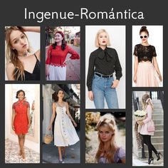 Looks para la mujer Ingenue-Romántica, un estilo naif con toques de sensualidad. Ingenue Romantic Essence, Ingenue Outfits, Classic Ingenue Style, Oval Body Shape, Kitchener Essence, Classic Dark Academia, Ingenue Romantic, Romantic Clothing Style