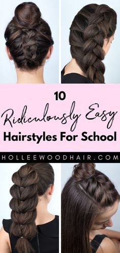 Jojo Hair, Blond Rose, Cute And Easy Hairstyles, Girly Hairstyles, Cute Hairstyles For School, School Routine, Easy Hairstyles For School, Easy Hairstyles For Medium Hair