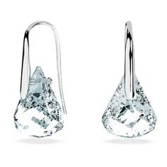 Lunar drop earrings, Blue, Rhodium plated by SWAROVSKI Taylor Wedding, Drops Of Water, Pink Watch, Blue Watches, Rose Gold Watches, Random Ideas, Swarovski Crystal Earrings, Wedding 2024, Water Droplets