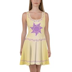 Product Description: Step into a world of fairy tales and magic with our Princess Lantern Skater Dress. This elegant and whimsical dress is perfect for any special occasion or a day when you want to feel like royalty. The skater-style silhouette is flattering and comfortable, while the lantern sleeves add a touch of enchantment to your look. Crafted with care, this dress features a soft and flowing fabric that drapes beautifully, making you feel like a true princess. The intricate lace detailing on the bodice and sleeves adds a touch of elegance, and the back zipper closure ensures a secure fit. The dress comes in a variety of enchanting colors, allowing you to choose the one that suits your style best. Whether you're attending a romantic dinner, a themed party, or simply want to embrace y Fitted Princess Fairy Dress For Summer, Princess Style Fitted Fairy Dress For Summer, Fitted Princess Style Fairy Dress For Summer, Sleeveless Fairytale Fairy Dress For Summer, Summer Sleeveless Fairytale Fairy Dress, Fantasy Dresses For Summer Costume Party, Summer Sleeveless Fairy Dress, Summer Fantasy Cosplay Dresses, Modern Rapunzel