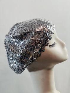 Shimmering Sequin Beret Hat - Glamorous and Stylish Accessory Add a touch of sparkle to your outfit with this glamorous Sequin Beret Hat, designed to elevate your style with its dazzling finish and chic design. Perfect for parties, festive events, or simply making a bold fashion statement. Key Features: *Glamorous Sequin Design: Fully covered in shimmering sequins that catch the light beautifully, adding a touch of elegance and drama to your look. *Classic Beret Style: Timeless beret shape that exudes sophistication while being trendy and versatile. *Comfortable Fit: Made with a stretchable inner lining, ensuring a snug yet comfortable fit for most head sizes. *Versatile Accessory: Perfect for parties, holidays, evening events, or even casual outings when you want to stand out. *Lightweigh Sequin Beret, Beret Style, Beret Hat, Silver Sequin, Everyday Outfit, Night Looks, Chic Design, Stylish Accessories, Everyday Outfits