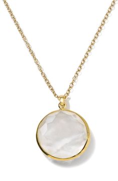 Featuring a large mother-of-pearl set in 18-karat gold and surrounded by diamonds, this classic pendant necklace is a great way to add a sparkle to your look. 16" length; 2" extender Total diamond weight: 0.33ct. 18k gold/diamond/mother-of-pearl Imported >Diamond Guide Classic Pendant Necklace, Rose Gold Jewellery, Mother Of Pearl Necklace, Diamond Guide, Pearl Set, Pearl Pendant, Gold Jewellery, Green Gold, Green And Gold