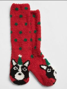 "How fun are these Christmas cozy socks and wraps?!! Some have polka dots! AND THEY'RE SUPER SOFT AND COZY!Personalize the sock wrap with your details. Socks come as shown. Cute patterns for your friends, co workers, staff, or family's \"mistle-toes\". Affordable gifts for all! LISTING OPTIONS: $4 includes one sock wrap (label) printed on cardstock paper (no socks). These ship flat. You can adhere with double side tape or punch a hole and tie at the back with holiday ribbon. $10- includes one pa Cozy Christmas Socks For Gifts, Cozy Christmas Gift Socks, Cute Christmas Gift Socks, Playful Winter Socks For Gift, Playful Winter Gift Socks, Playful Christmas Socks For Stocking Stuffers, Fun Christmas Gift Socks, Christmas Cozy, Personalized Socks