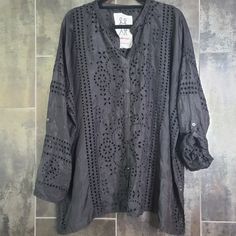 Reposhing This Item I Purchased From @Missmay84. Loved It, But I Never Wore It As It Is A Bit Too Big For Me. It Is A Gorgeous Shirt! Questions? Leave A Comment Below! Bohemian Black Long Sleeve Shirt, Black Long Sleeve Tops For Daywear, Long Sleeve Black Tops For Daywear, Bohemian Black Top With 3/4 Sleeves, Black Relaxed Fit Blouse With 3/4 Sleeve, Black Bohemian Blouse With 3/4 Sleeves, Fantasy Closet, Johnny Was, Black Silk