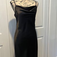 Bebe Black Slip Dress New With Tags , Adjustable Straps Black Fitted Lined Slip Dress, Fitted Black Lined Slip Dress, Black Lined Slip Dress For Night Out, Black Mini Slip Dress For Formal Occasions, Fitted Black Slip Dress For Dinner, Black Slip Dress, Bebe Dresses, Black Slip Ons, New Dress