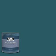 the behr paint is blue and has an interior color that looks like it's being