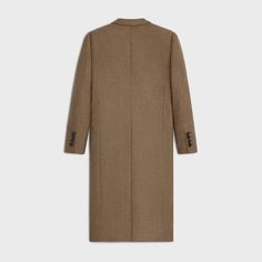 CHESTERFIELD COAT IN CASHMERE CLOTH - NUTMEG | CELINE Chesterfield Coat, Lost Paradise, Coats Women, Laundry Products, Notch Collar, New Fragrances, Silk Scarves, Online Purchase, Paradise