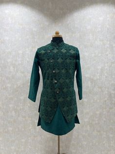 CUSTOM MADE Long Nehru Jacket for Man, Bandi for Men, Nehru Jacket for Diwali, Designer Modi Jacket, Nehru Jacket for Wedding for Men Kurta Set -Matching Color(Same Color As The Jacket) INCLUDED IN SET SLEEVELESS JACKET KURTA PAJAMA Wedding For Men, Jacket For Man, Nehru Jacket For Men, Men Kurta, Kurta Pyjama, Nehru Jacket, Nehru Jackets, Kurta Pajama, Sleeveless Jacket