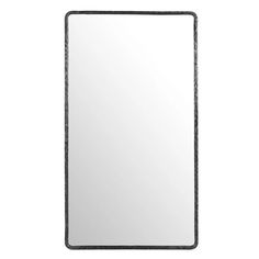 an empty mirror on a white background