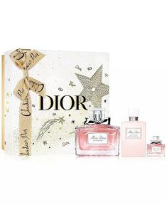 MISS DIORFragrance set - eau de parfum, body milk, fragrance miniature Give the gift of an enchanting Miss Dior fragrance set this holiday season and let your loved ones discover the magic of Dior. A generous and elegant gift set, this present is sure to delight. The fragrance set includes: - A Miss Dior Eau de Parfum, 3.4 oz. Floral and sensual, Miss Dior is the fragrance that inspires a modern and confident femininity. The fragrance develops notes of Calabrian Bergamot, Grasse Rose and Rosewoo Absolutely Blooming, Dior Holiday, Perfume Dior, Dior Miss Dior, Dior Fragrance, Blooming Bouquet, Miss Dior Blooming Bouquet, Rose Absolute, Perfume Set