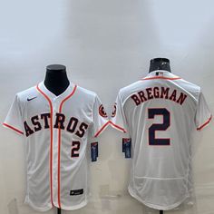 Hey Houston Astros fans! Get this game jersey for your favorite 3B Alex Bregman. Varsity Jersey With Team Logo For Sports Season, Varsity Jersey With Team Name For Sports, Varsity Sports Jersey With Team Name, Varsity Jersey With Team Logo, Team-colored Fitted Jersey For Sports Season, Fitted Jersey For Game Day With Team Spirit, White Fan Apparel Baseball Jersey, Fitted Football Season Jersey For Sports Events, White Sporty Jersey For Sports