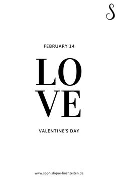 a black and white valentine's day card with the word love on it in cursive font