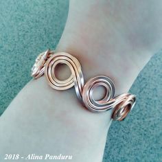 Copper Bracelet 'Round and Round' Handmade OOAK Wire | Etsy Handmade Flexible Bracelet, Adjustable Spiral Copper Bracelet, Adjustable Copper Spiral Bracelet, Adjustable Spiral Copper Bracelets, Handmade Flexible Jewelry For Gifts, Handmade Flexible Bohemian Jewelry, Handmade Bohemian Flexible Jewelry, Handmade Adjustable Spiral Jewelry, Handmade Spiral Bangle As Gift