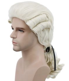 PRICES MAY VARY. 100% Brand New Function: Perfect for halloween cosplay,concerts,theme parties,weddings, dating, anime costume party, daily use and any other occasion Adjustable Size: The size of wig cap is adjustable, the maximum circumference approx 21~24inch/54~62cm(exist 1~2cm normal error) High Quality: 100% high-quality high-temperature synthetic fiber,which is very suitable for long term use Wig color may vary due to different monitor or lights The Crown Dresses, Crazy Hat Party, Judge Wig, Colonial Wigs, Black Lawyer, Foam Wigs, Historical Hats, James And The Giant Peach, Crazy Hat