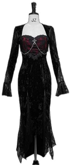 Vampire Mermaid, Dramatic Ethereal, Goth Prom, Vampire Dress, Lace Mermaid Dress, Goth Vampire, Vampire Clothes, Gothic Elegance, Romantic Goth