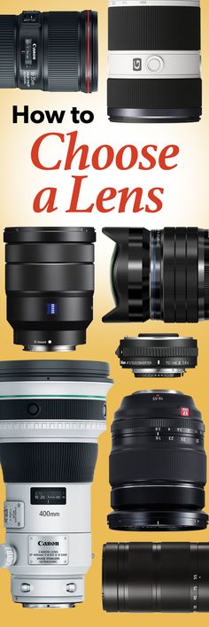 how to choose a lens for your camera