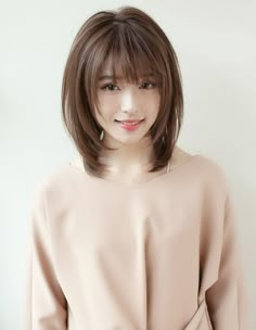 Straight Medium Layered Hair, Medium Layered With Bangs, Bob With Side Bangs, Medium Hair Styles For Women, Short Bob Haircuts