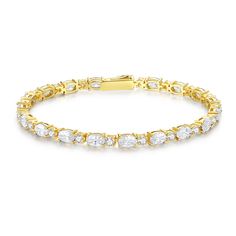 PRICES MAY VARY. ❴♥Birthstone Tennis Bracelet for Women♥ ❵Classic and timeless, the FANCIME Gold Tennis Bracelet is brilliant. There are 12 different color's gemstones corresponding to the birthstone of each month.The bracelet for women is perfect for layering with other bracelets or wearing on its own for a minimalist, chic look. ❴♥ Fine Jewelry ♥❵The FANCIME 14k Gold Plated Sterling Silver Bracelet are well crafted in 925 sterling silver and created gemstone. 14k Gold Plated to ensure a long-l Gold Tennis Bracelet, Birthday Jewelry, Birthday Gift For Women, Birthstone Bracelet, Bracelets Gold, Gold Bracelet For Women, April Birthstone, Hypoallergenic Jewelry, Jewelry Essentials