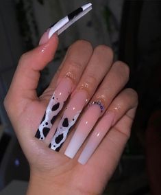 Cow Nails, Drip Nails, Glow Nails, Long Acrylic Nails Coffin, Exotic Nails, Acrylic Nails Coffin Pink, Long Square Acrylic Nails, Square Acrylic Nails, Nails Toes