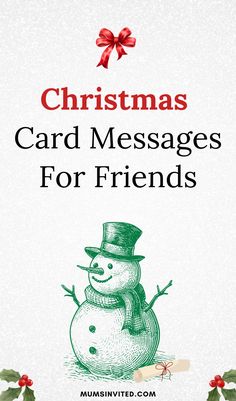 Make your 2024 Christmas cards stand out with heartfelt quotes for friends! Whether funny, sweet, or short, these merry messages bring a touch of joy to family, besties, and group celebrations. Perfect for adding a nice note that creates lasting memories, quotes making every Christmas card a keepsake for the season.Say 'Merry Christmas' with thoughtful words that bring smiles and holiday cheer to everyone on your Christmas card list. Merry Christmas quotes greeting card Merry Christmas Notes To Friends, Christmas Card Notes Friends, Merry Christmas Cards Messages, Holiday Greetings Messages Sayings, What To Write In A Christmas Card Friend, Christmas Wishes For Friends Quotes, Christmas Messages For Cards Friends, Merry Christmas Messages Quote, Christmas Greeting Quotes