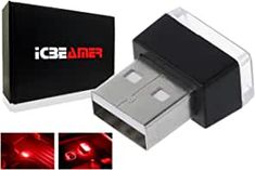 an image of a flash drive with red lights