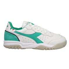 From the queen of the tennis courts to the leading shoe of our footwear line, the Maverick is a versatile and modern sports sneaker that comes in full-grain leather. $49.95 Off White Mens, Tennis Courts, Lace Up Sneakers, High Quality Shoes, Mens Green, Sport Sneakers, Shoes Casual, Fashion Sneakers, White Sneakers