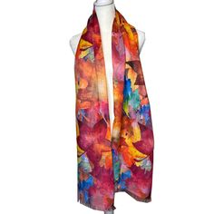 This lightweight, super soft pashmina is semi-sheer and finished with a raw edge; it perfectly complements a seasonal look. The pashmina is versatile as a big scarf and can work as a shawl.Size: 73.5″ X 27″Care: Machine Wash Cold, Tumble Dry Jewish Wedding Traditions, Big Scarf, Jewish Wedding, Wedding Programs, Head Covering, Fall Leaves, Raw Edge, Wearable Art, Autumn Leaves