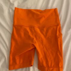 Nwot. Biker Shorts. Orange. Very Nice Fit. #Sporty #Bikershorts #Orange #Trendy #Confortable Orange High Waist Activewear For Workout, High Waist Orange Activewear For Workout, Orange Athleisure Activewear With Built-in Shorts, High Waist Orange Gym Bottoms, High Waist Orange Bottoms For Gym, Orange High Waist Stretch Activewear, High Waist Stretch Orange Activewear, High-waist Orange Bottoms For Gym, Orange High Waist Athleisure Activewear