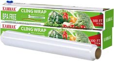 two boxes of clingwrap are stacked on top of each other