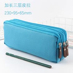 45650405982425 Zipper Pencil Case, Office Materials, Korean Stationery, Tool Bags, Pencil Bag, Pencil Cases, Pencil Bags, Pencil Pouch, School Office