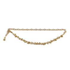 This exquisite Meredith chain belt stands out with its organic-shaped charm and luscious gold hue. Crafted with a secure clasp closure, it is the perfect piece of luxurious, timeless elegance to add a subtle sparkle to any ensemble. Details: Clasp closure Matte Gold Italian chain Made in the USA Italian Chain, Chain Belts, My Dream Wardrobe, Chain Belt, Fashion Baby, Matte Gold, Organic Shapes, Belt Size, Dream Wardrobe