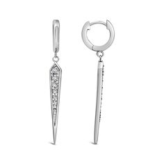 Drop Earrings With their sleek dangle silhouette, the elongated design gracefully frames the face, creating a flattering and… Earring Sale, The Face, Jewelry Gifts, Cubic Zirconia, Silver Jewelry, Sleek, Drop Earrings, Sterling Silver, My Style