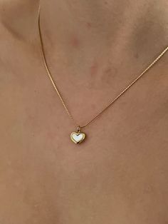 Dainty Heart Necklace, Small Heart Necklace, Tiny Heart Necklace, Forever Necklace, Gold Heart Necklace, Newcastle Upon Tyne